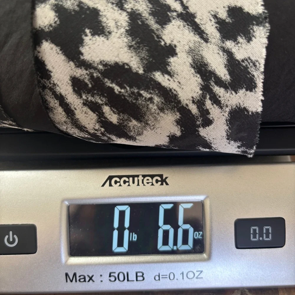 Chicos Black White Abstract Animal Print Tiered Ruffle Sleeveless Top (XL) 3 - Picture 9 of 9